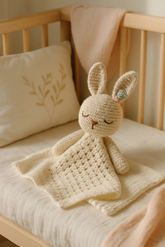 doudou dans le lit de bébé