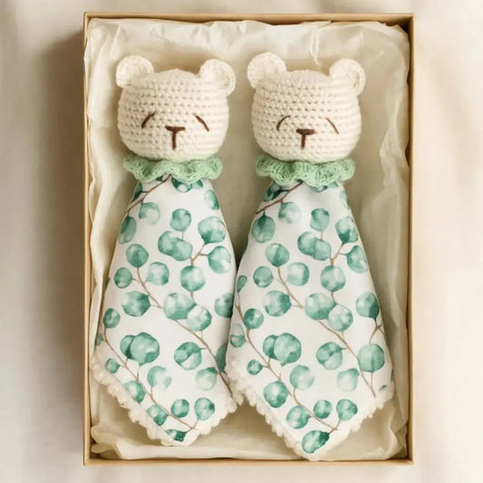 🧸 Coffret Doudou Jumeaux : Le Cadeau Idéal pour Deux Bébés… ou un Doudou de Secours !