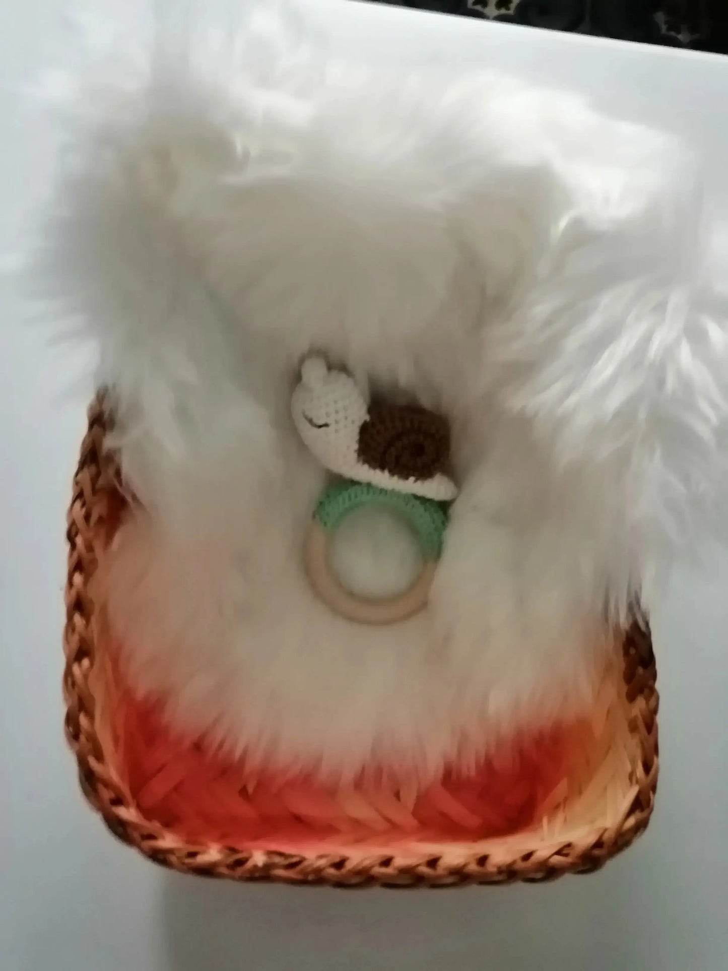 Hochet bebe escargot Coton et Bois : Le Compagnon Idéal de Bébé chtitdoudou