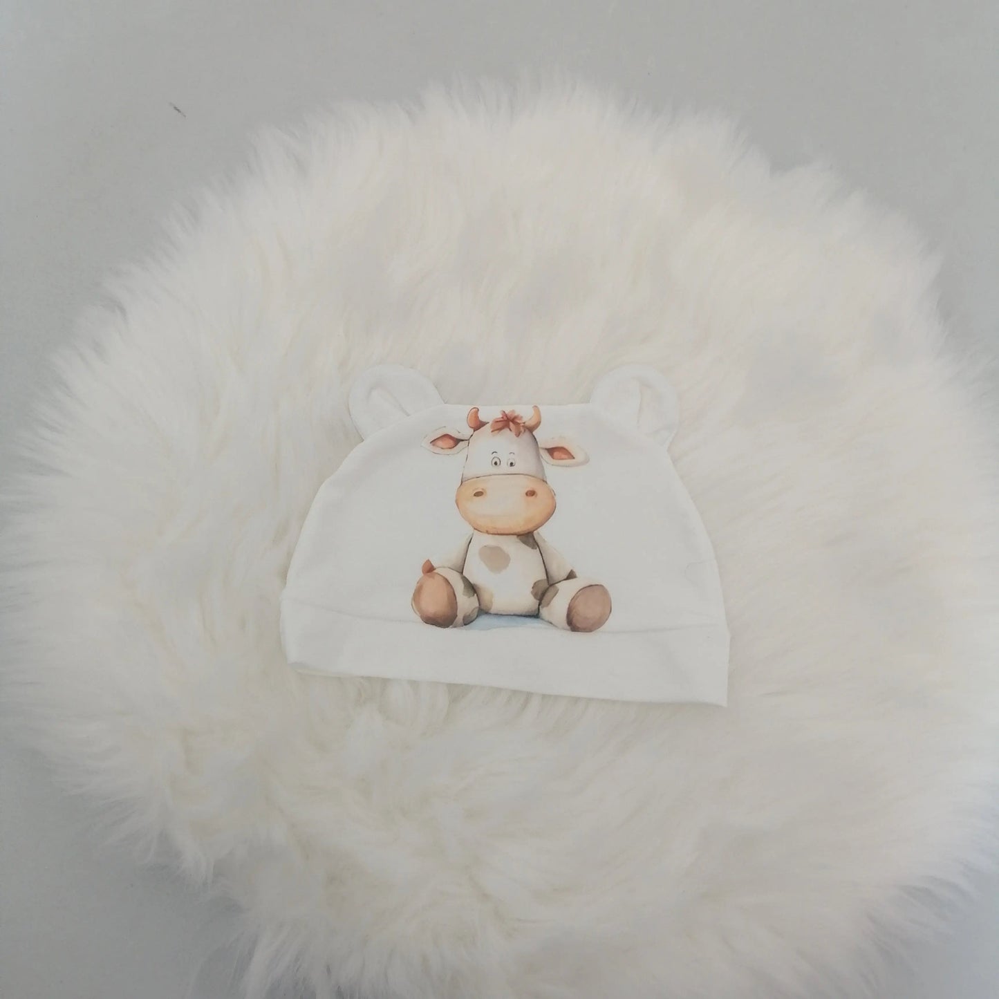 Bonnet de Maternité Doux et Chaleureux avec Imprimé tortue Adorable chtitdoudou