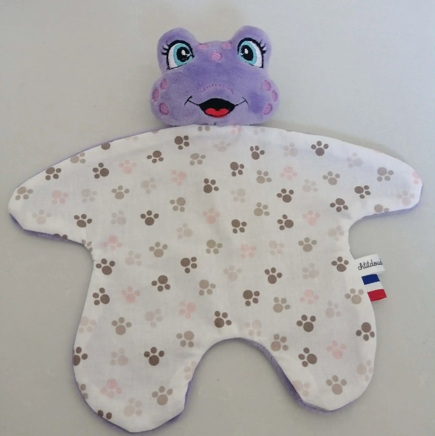 Doudou grenouille bébé doux et réconfortant dès la naissance