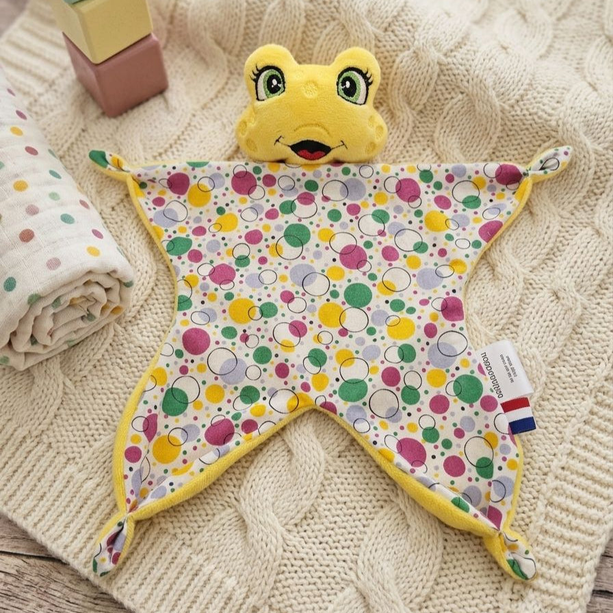 grenouille bébé personnalisé jaune