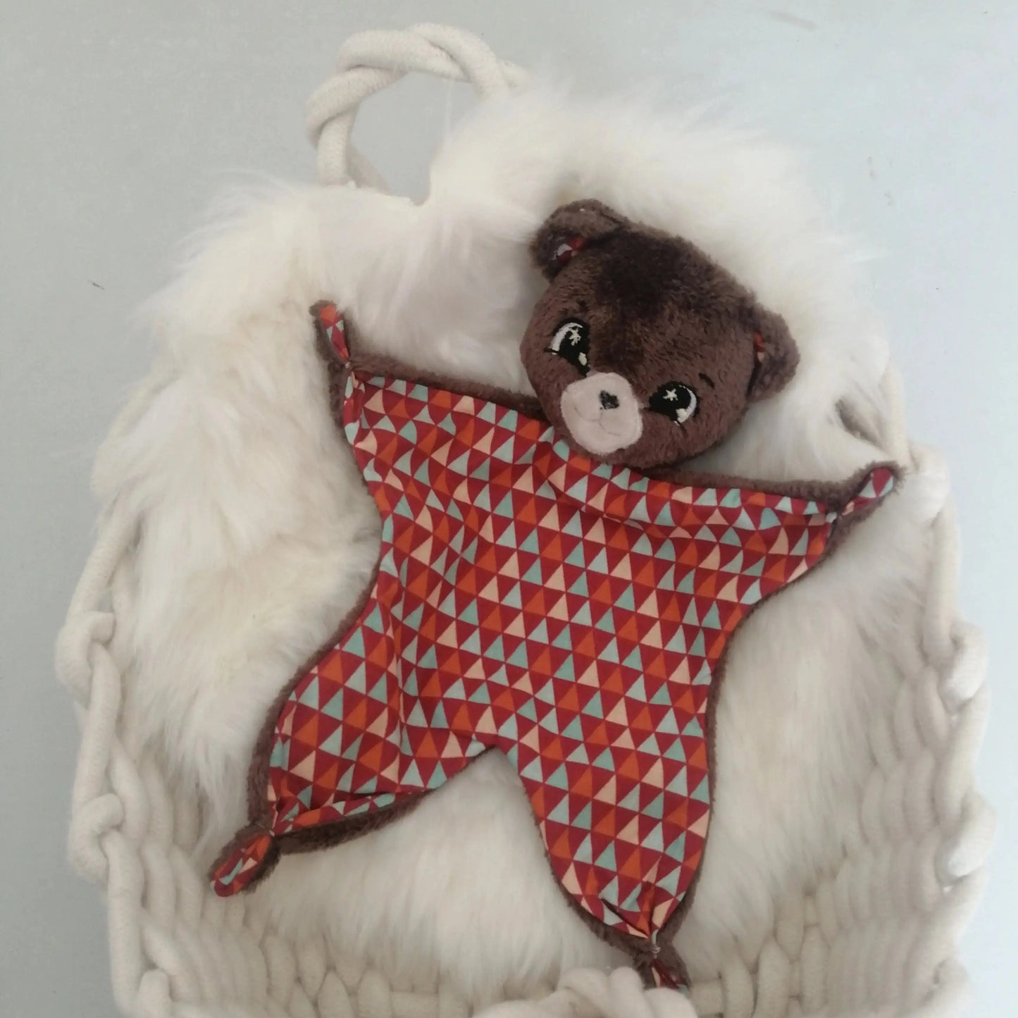 Doudou fait main oscar l'ourson chtitdoudou