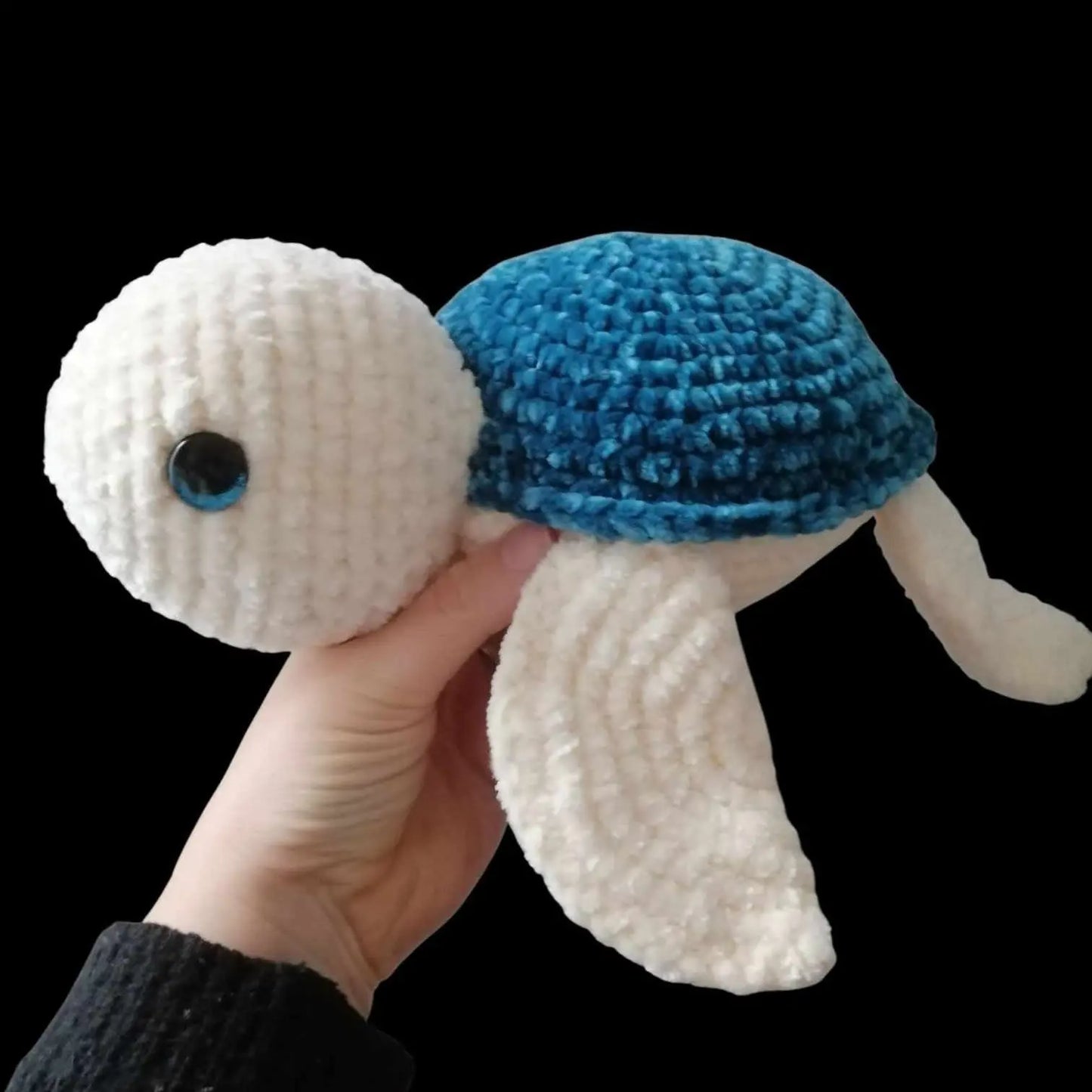Tortue au crochet faite main – Doudou personnalisé