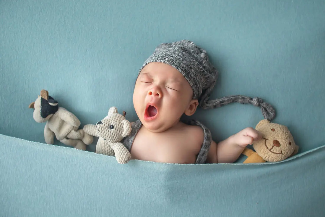 bébé et son doudou