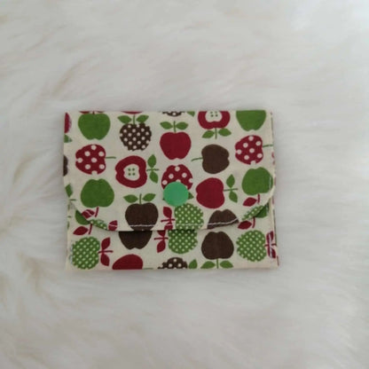 Pochette à carte ou monnaie – Tissu & simili cuir (fait main) chtitdoudou