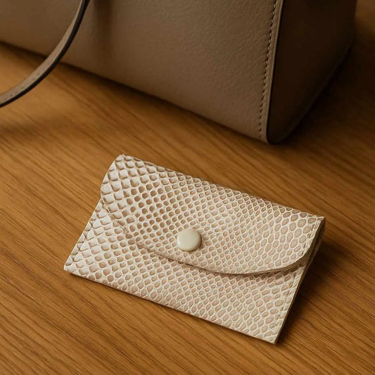 Pochette à carte ou monnaie – Tissu & simili cuir (fait main) chtitdoudou