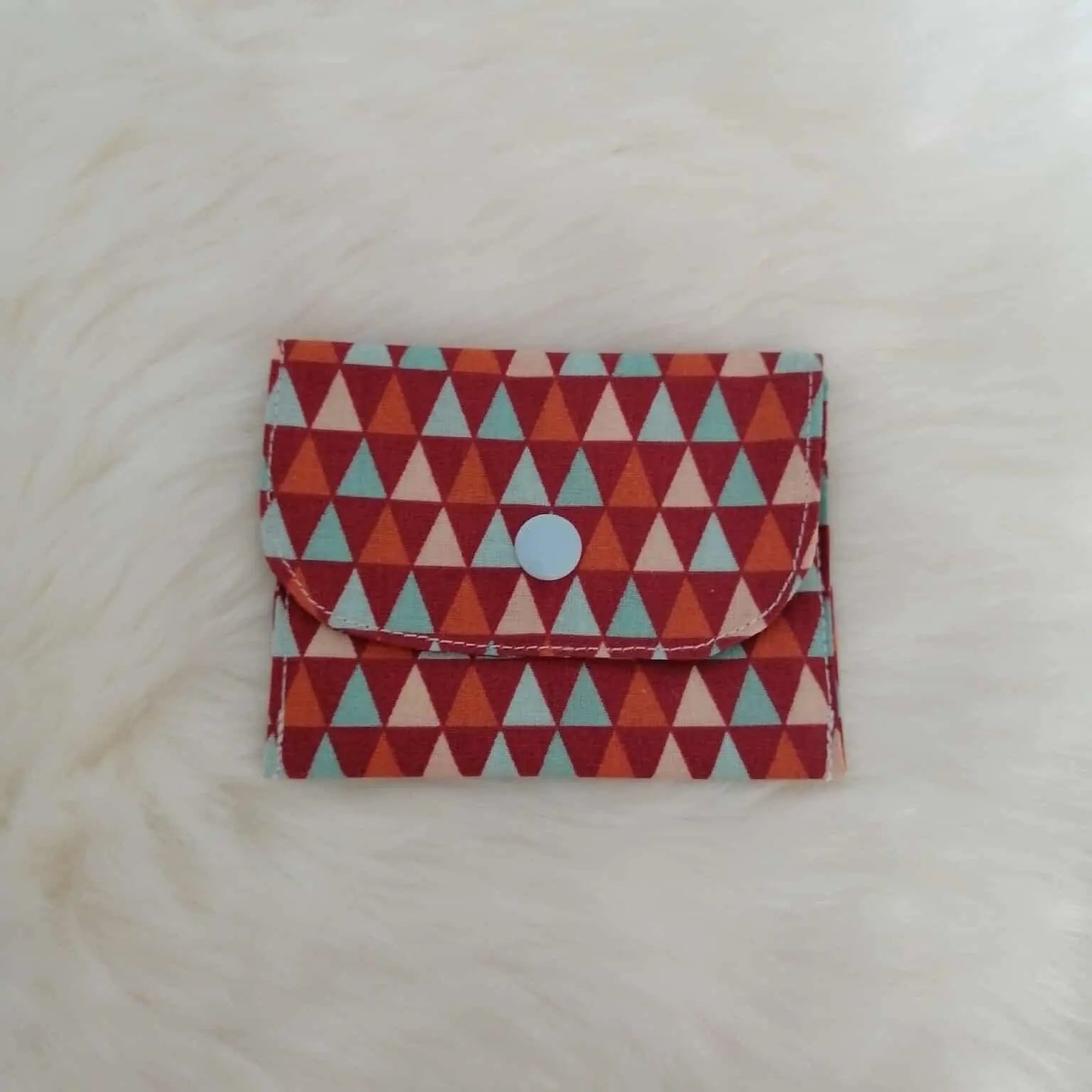 Pochette à carte ou monnaie – Tissu & simili cuir (fait main) chtitdoudou