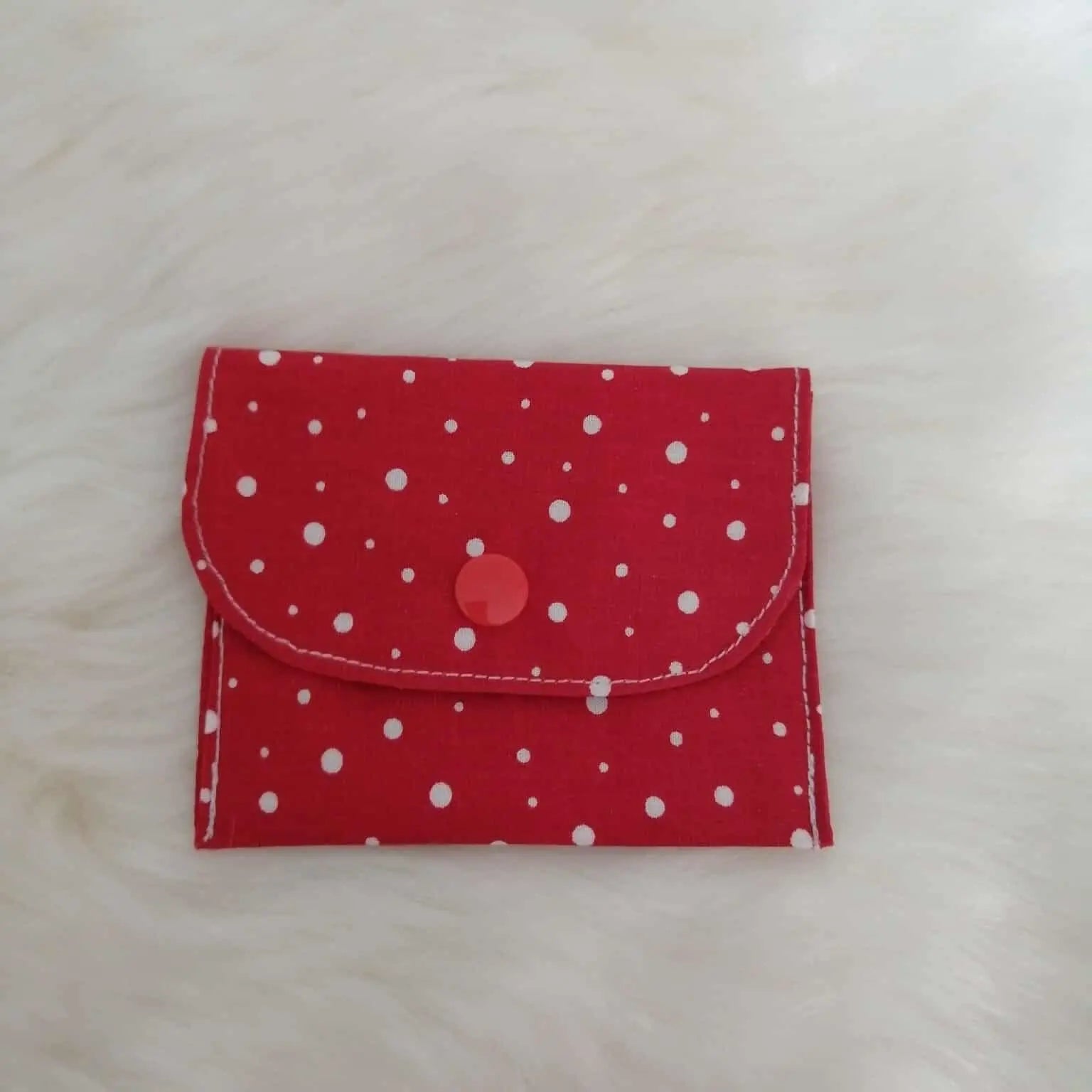 Pochette à carte ou monnaie – Tissu & simili cuir (fait main) chtitdoudou