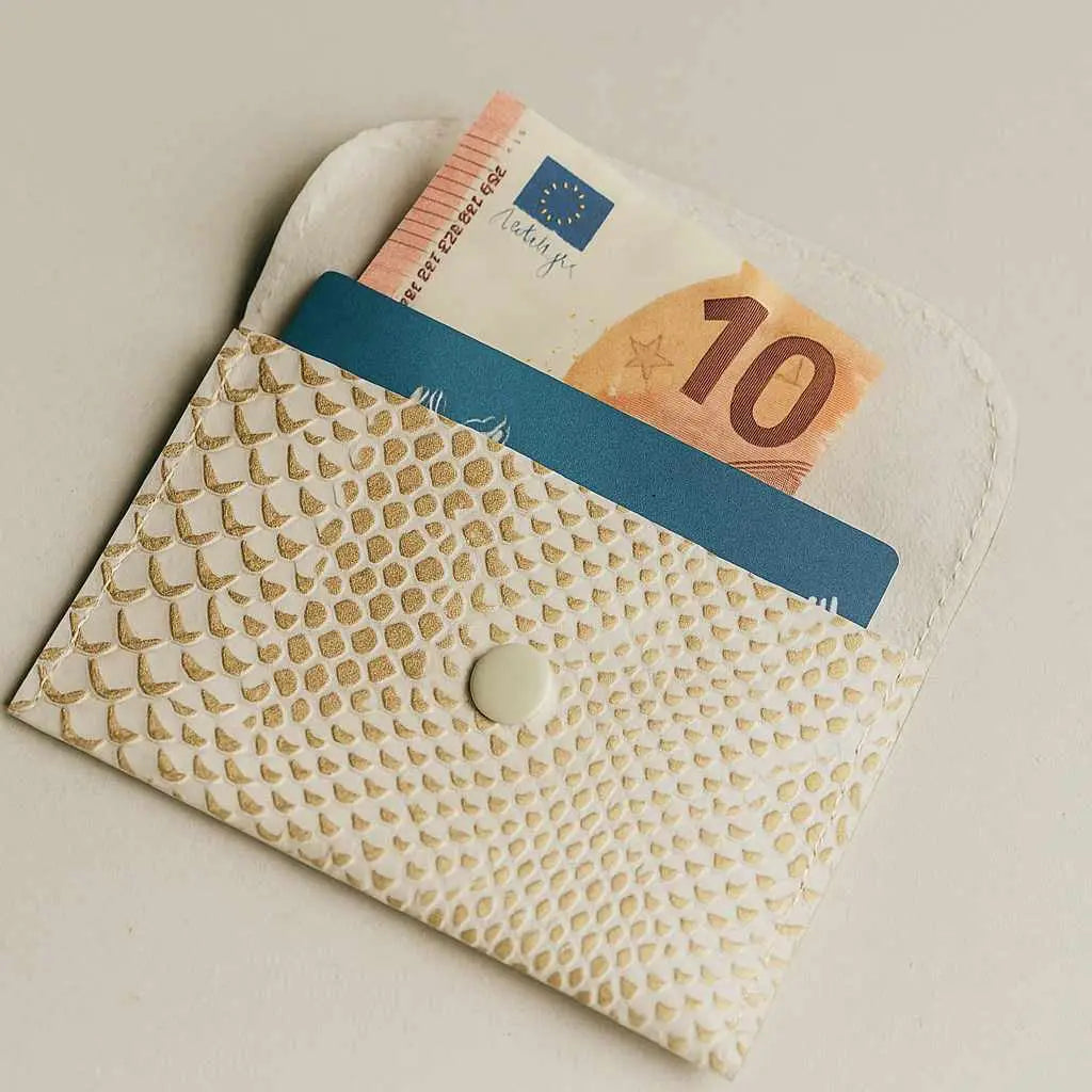 Pochette à carte ou monnaie – Tissu & simili cuir (fait main) chtitdoudou