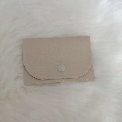 Pochette à carte ou monnaie – Tissu & simili cuir (fait main) chtitdoudou