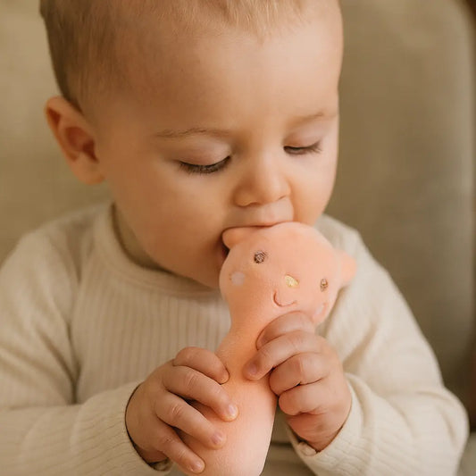 hochet ourson fait main