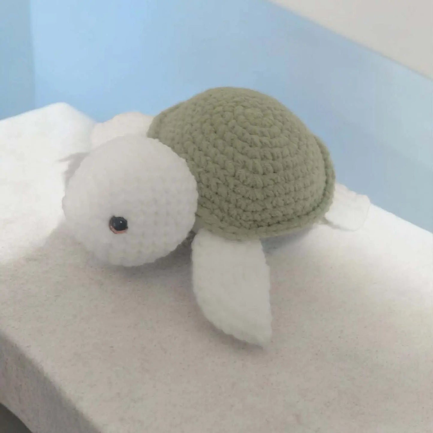 peluche tortue géante au crochet amigurumi fait main