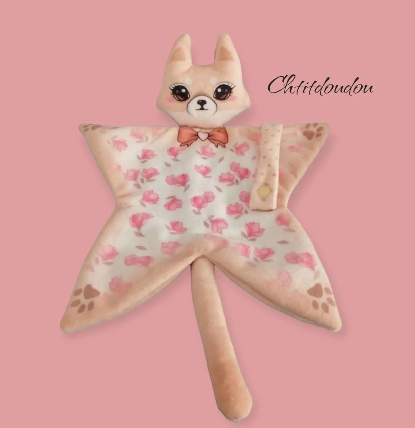 doudou chihuahua chDoudou Chihuahua, Ultra-doux, Haute qualité, Accessoire bébé, Design charmant, Yeux expressifs, Oreilles gaies, Joli nez boutonné, Câlin, Heure de la sieste, Coucher, Réassurance, Léger, Portable, Cadeau bébétitdoudou - chtitdoudou