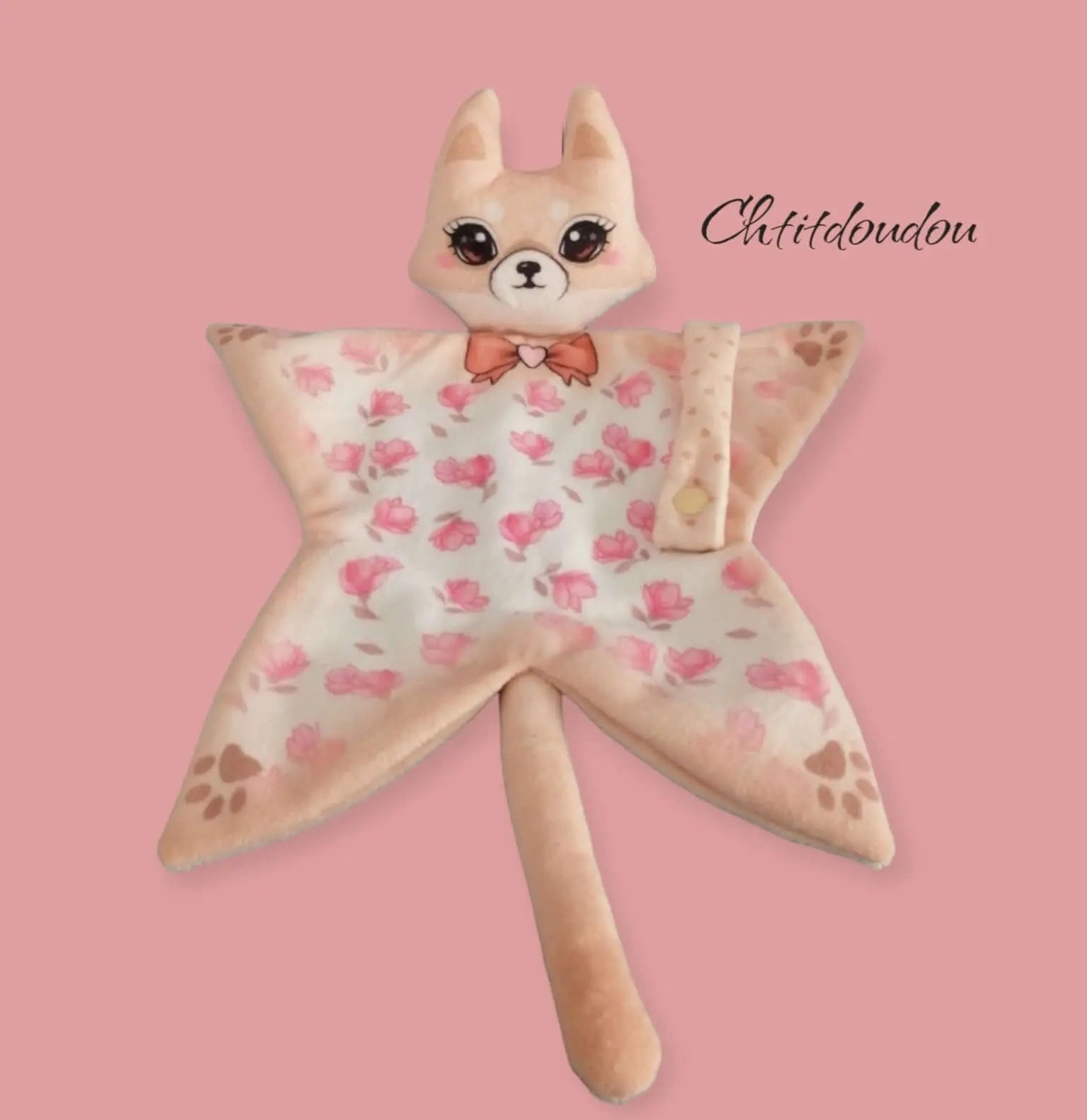 doudou chihuahua chDoudou Chihuahua, Ultra-doux, Haute qualité, Accessoire bébé, Design charmant, Yeux expressifs, Oreilles gaies, Joli nez boutonné, Câlin, Heure de la sieste, Coucher, Réassurance, Léger, Portable, Cadeau bébétitdoudou - chtitdoudou