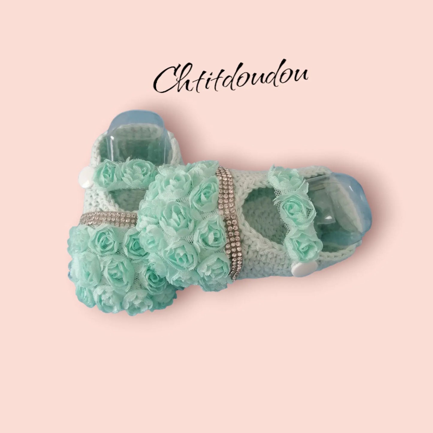 Chaussons bébé fait main au crochet