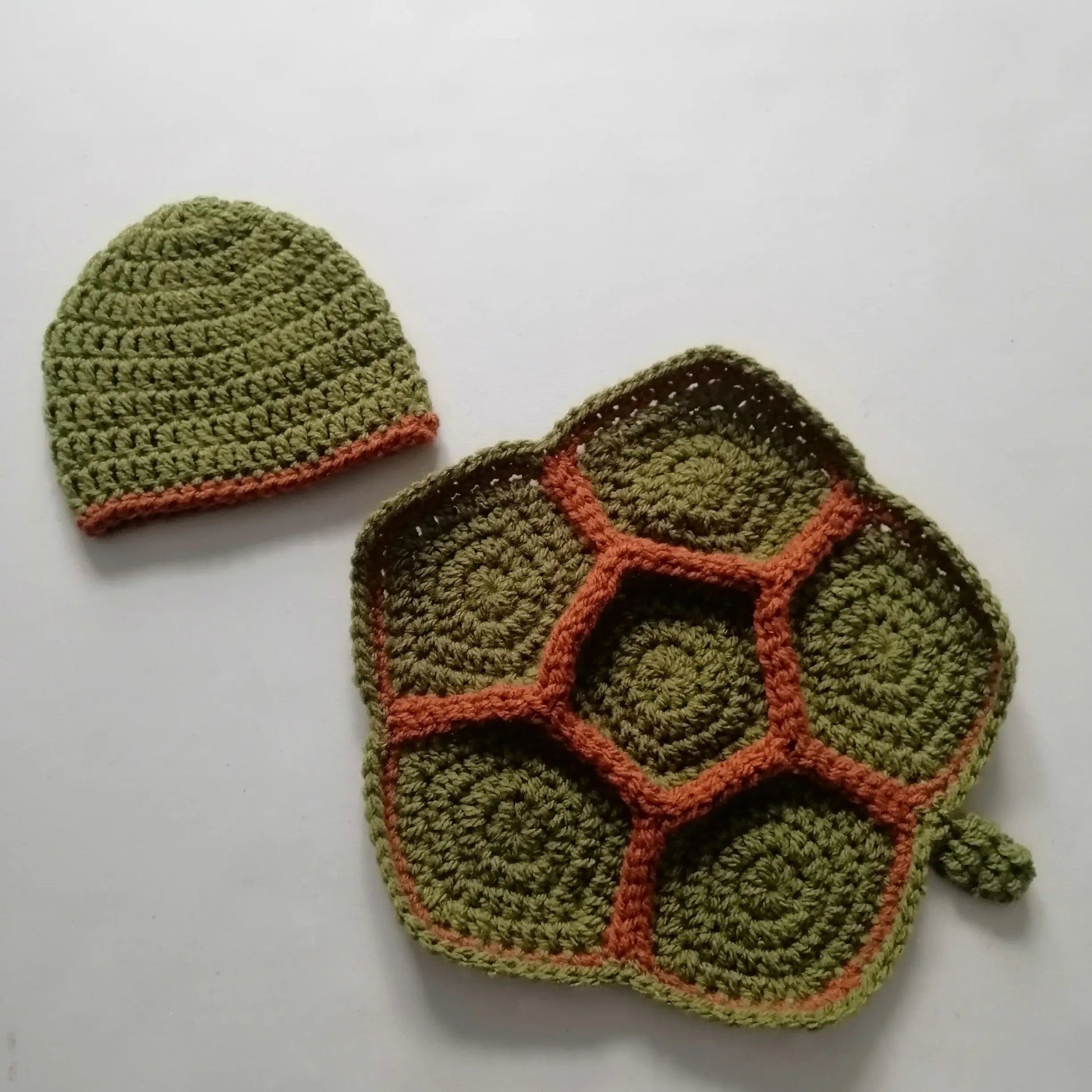 Ensemble tortue Bébé Crocheté à la Main chtitdoudou