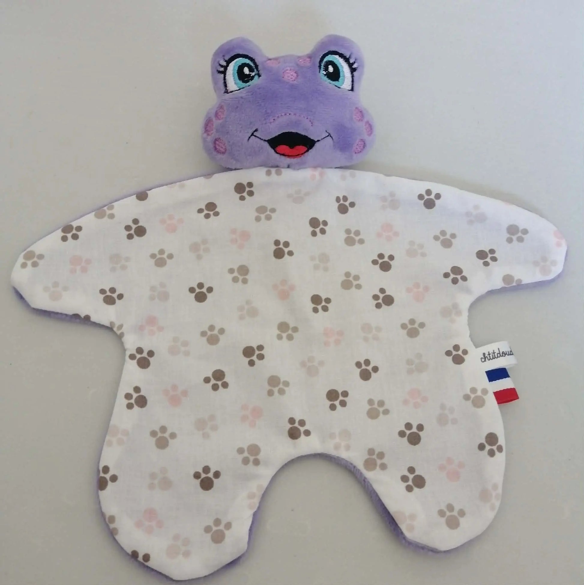 Doudou grenouille bébé doux et réconfortant dès la naissance