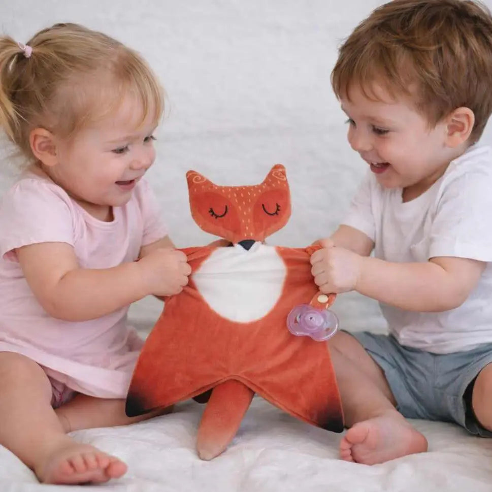 Doudou renard doux et câlin pour bébé