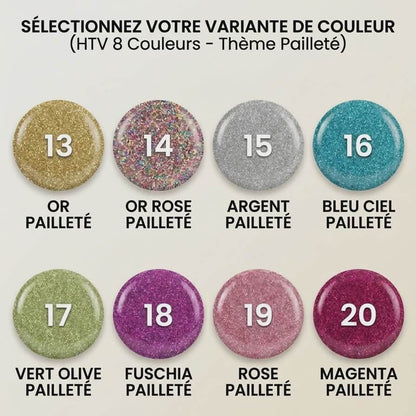 couleurs pailleté