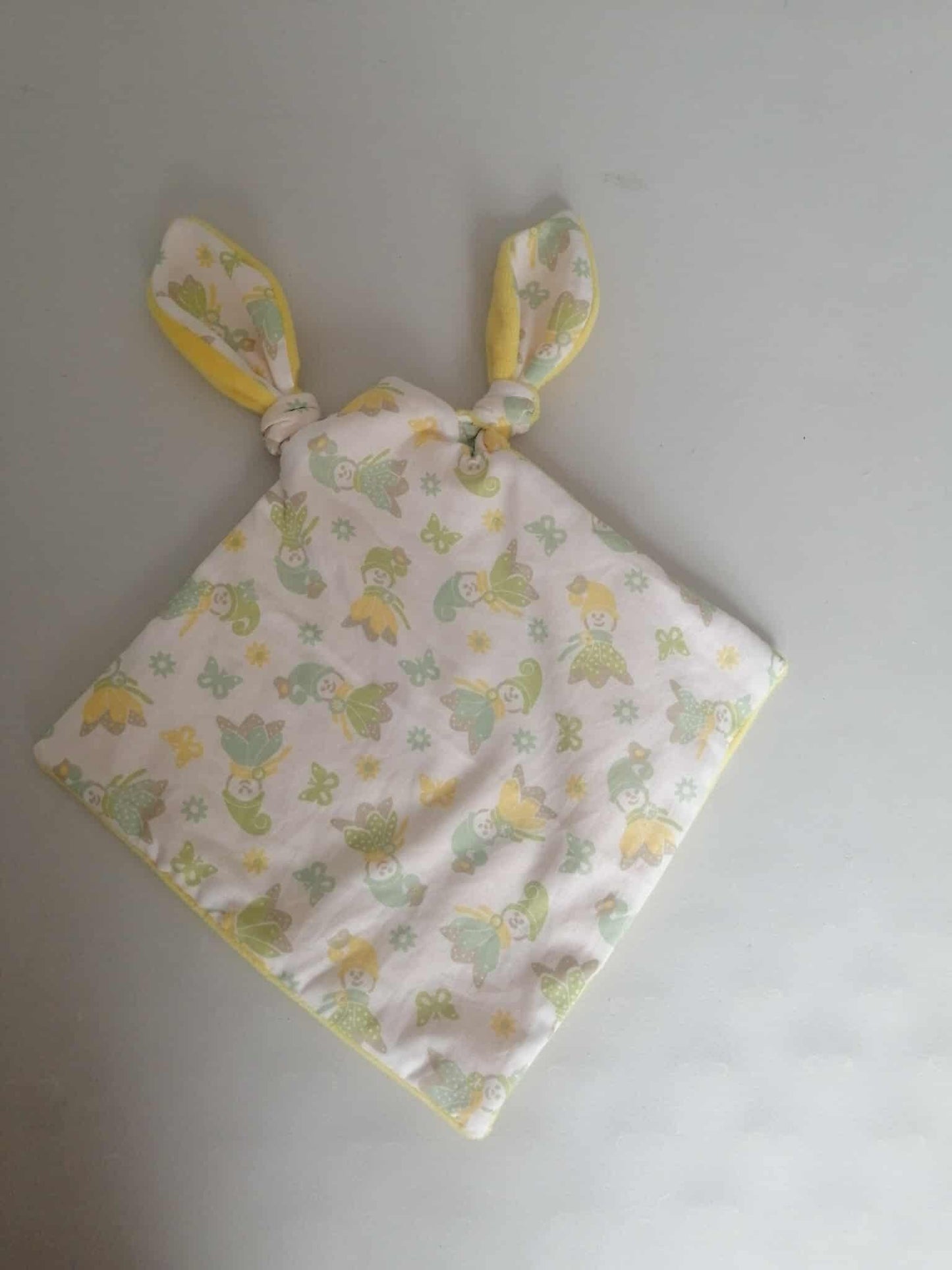 Doudou Lapin Noué Oeko-Tex – Fait main avec amour | Chtitdoudou chtitdoudou