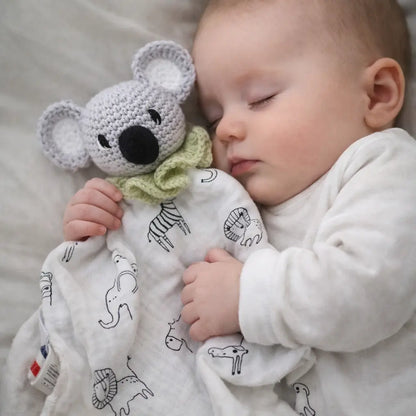 Doudou fait main Koala - doudou personnalisé au crochet chtitdoudou