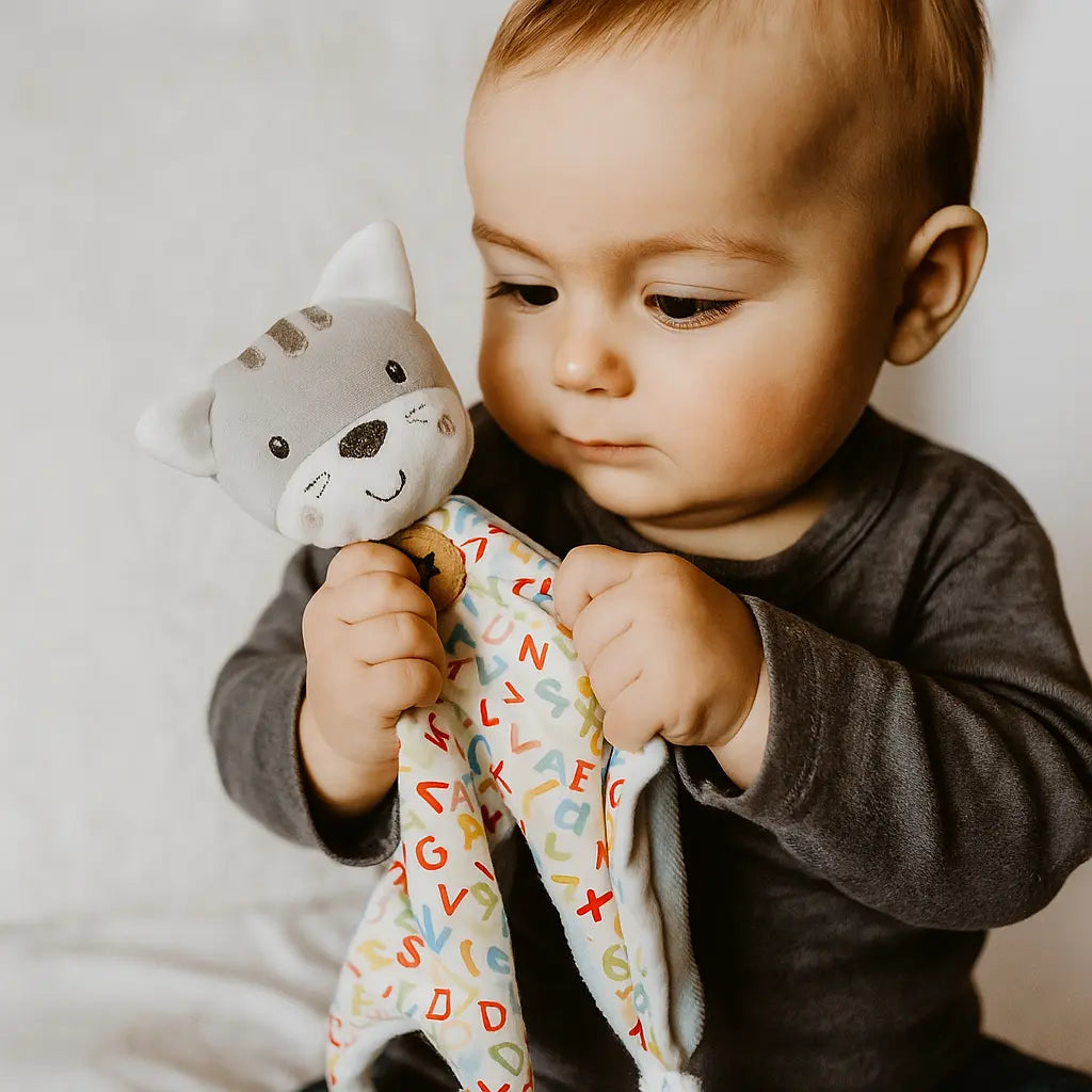 Doudou Chat Fait Main – Création Artisanale Douce et Sécurisée chtitdoudou